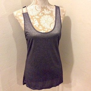 Gap Diamond Tank Top Size M Color Silver